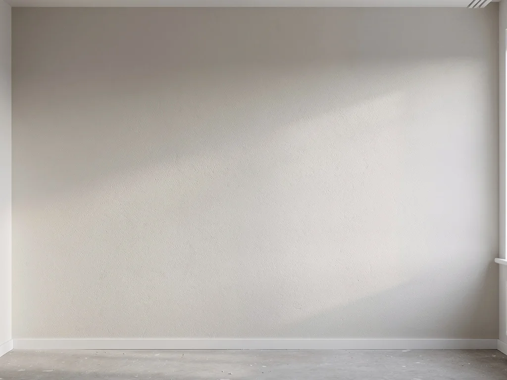 Mur de salon doublé par l'intérieur, finition prête à peindre